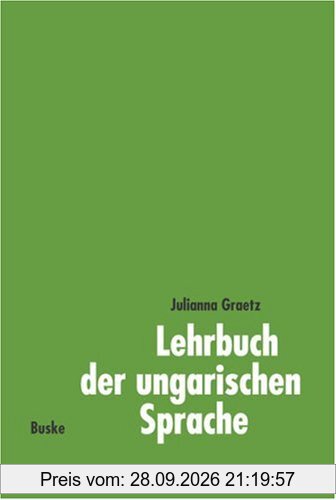 Lehrbuch der ungarischen Sprache, Lehrbuch