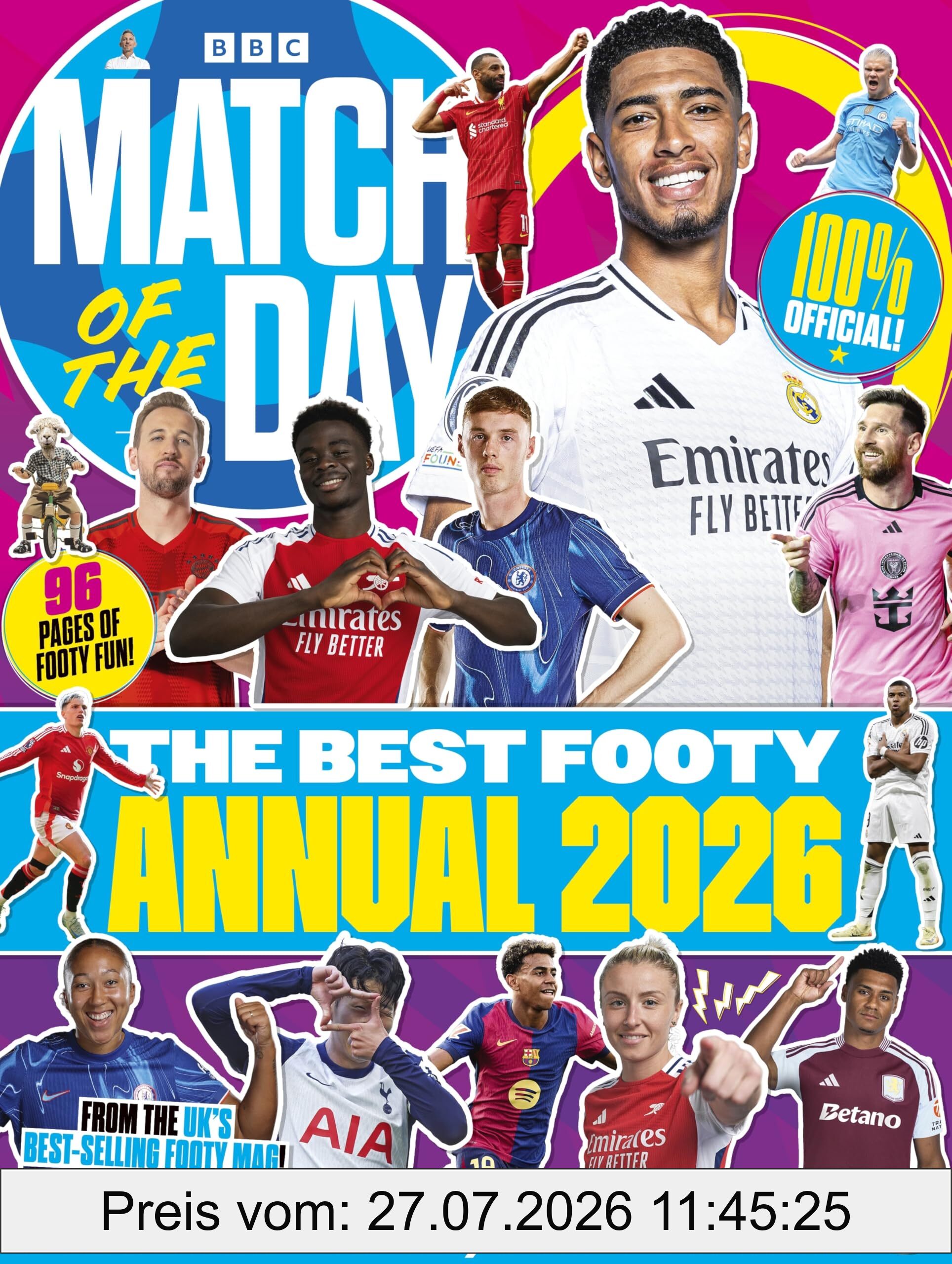 Match of the Day Magazine Match Of The Day Annual 2026