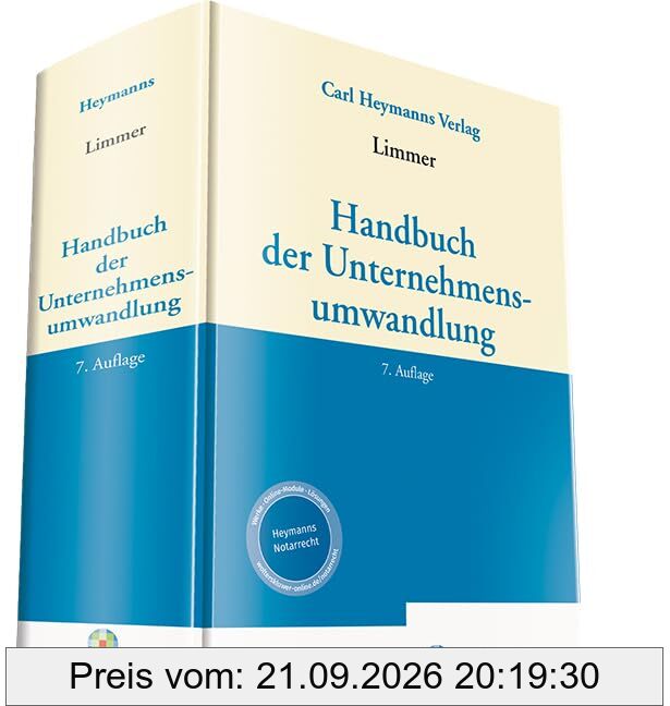 Handbuch der Unternehmensumwandlung