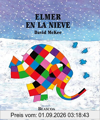 Elmer en la nieve