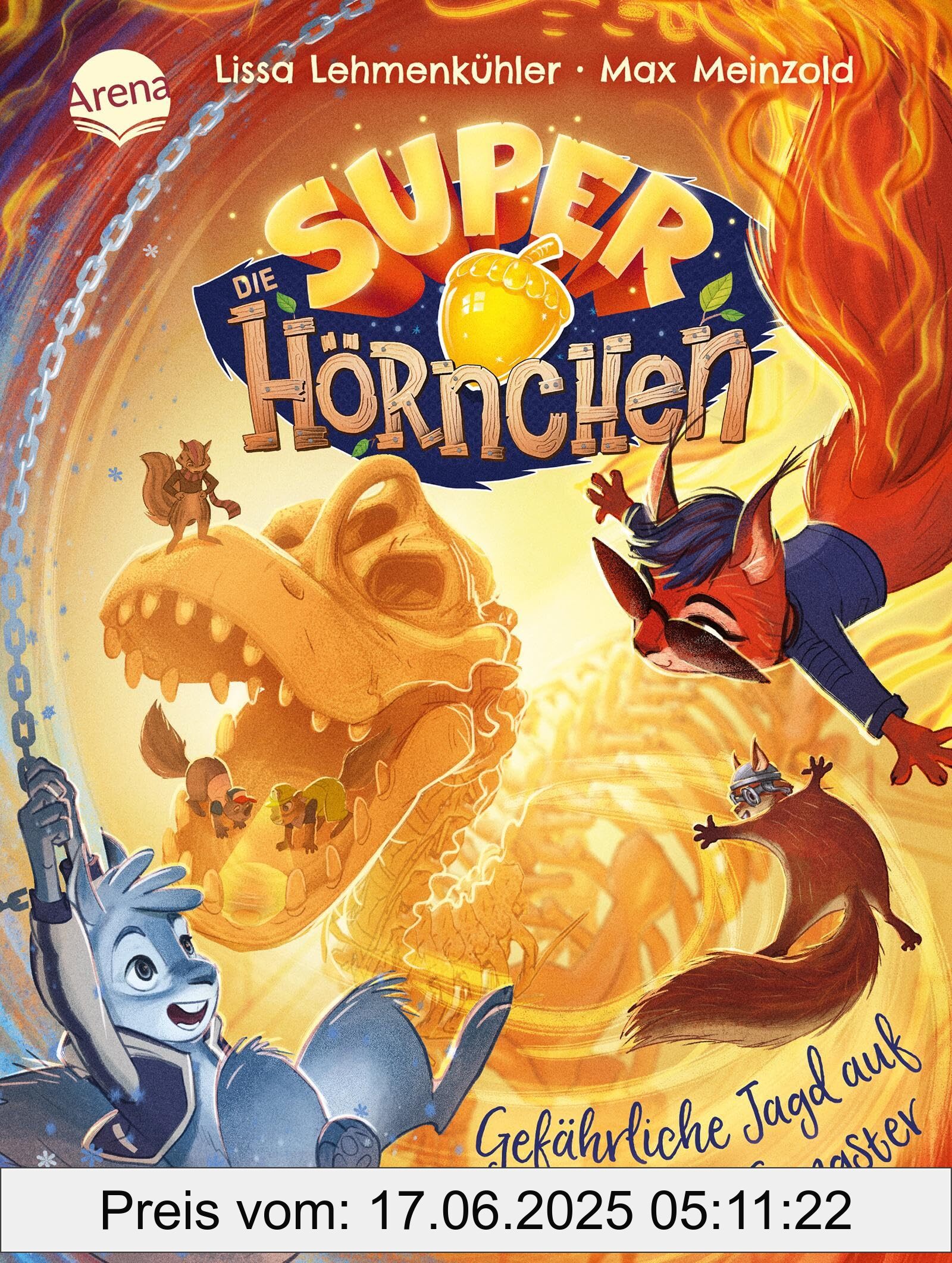 Binding : hardcover, Label : Die Superhörnchen (2). Gefährliche Jagd auf die Dino-Gangster : Cooles Kinderbuch zum Selberlesen ab 7 Jahren, medium : hardcover, numberOfPages : 112, publicationDate : 2025-02-03, languages : german, ISBN : 3401718932