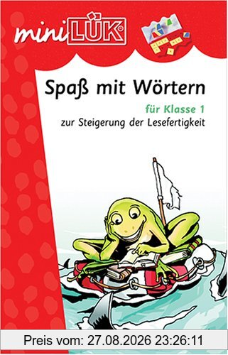 Mini LÜK Übungsheft, Spaß mit Wörtern 1