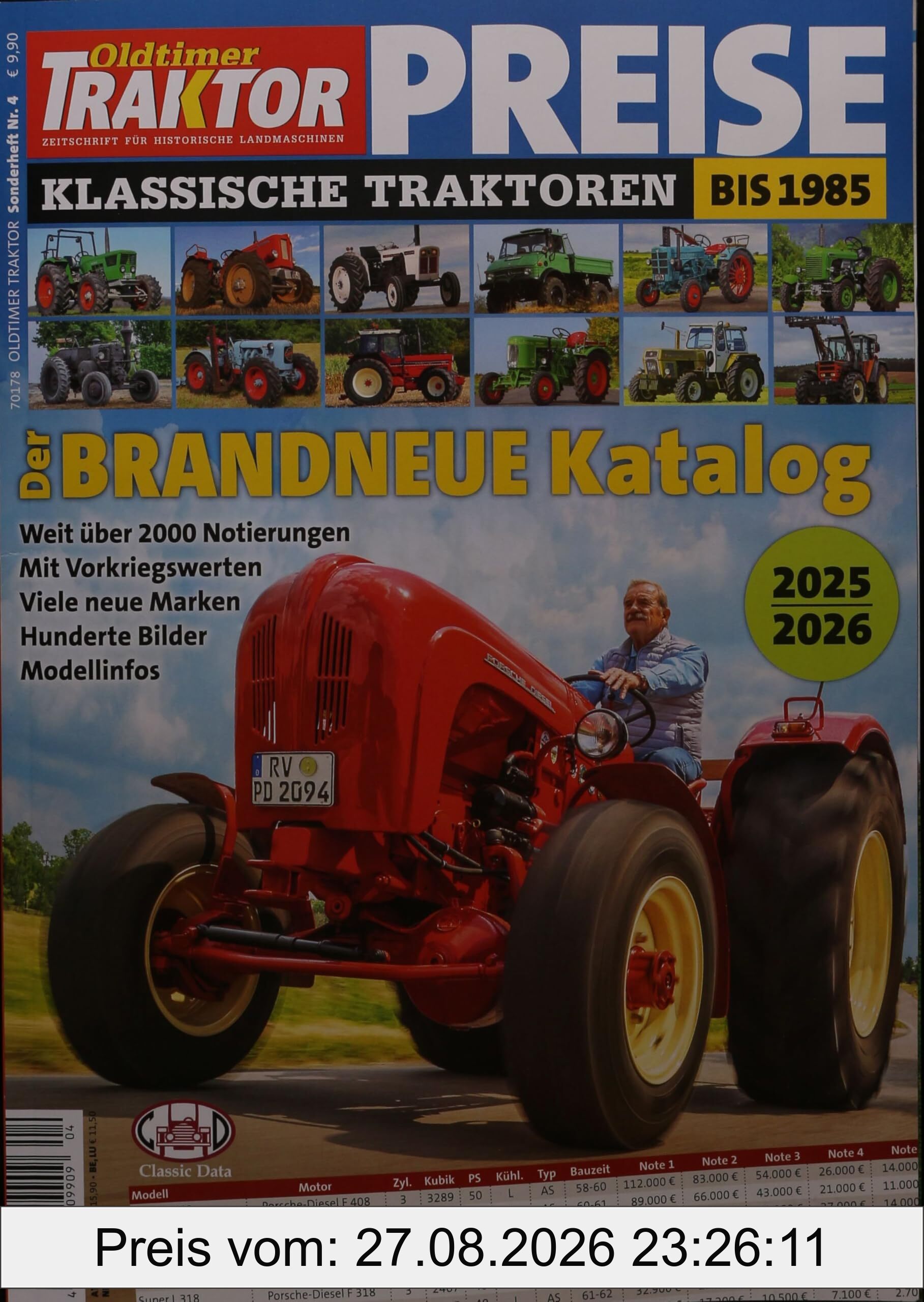 OLDTIMER TRAKTOR SH 4/2024 Der brandneue Katalog
