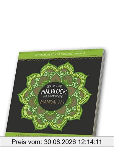 Malblock für Erwachsene mit CD: Mandalas