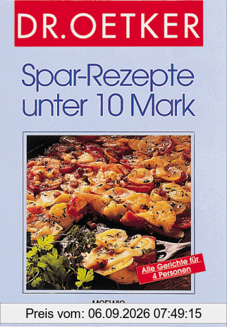Spar- Rezepte unter 10 Mark