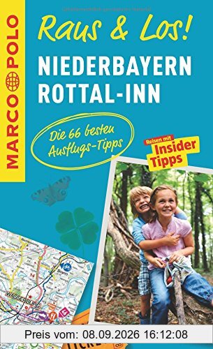 MARCO POLO Raus & Los! Niederbayern, Rottal-Inn: Guide und große Erlebnis-Karte in praktischer Schutzhülle
