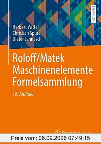 Roloff/Matek Maschinenelemente Formelsammlung