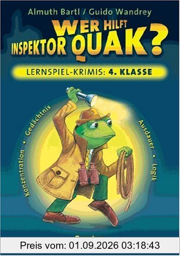 Wer hilft Inspektor Quak? Lernspiel-Krimis 4. Klasse