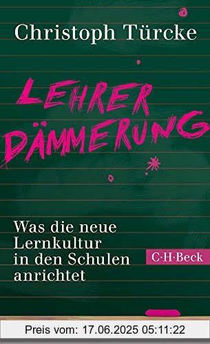 Binding : Taschenbuch, Edition : 1, Label : C.H.Beck, Publisher : C.H.Beck, medium : Taschenbuch, numberOfPages : 159, publicationDate : 2016-02-08, authors : Christoph Türcke, languages : german, ISBN : 3406688829