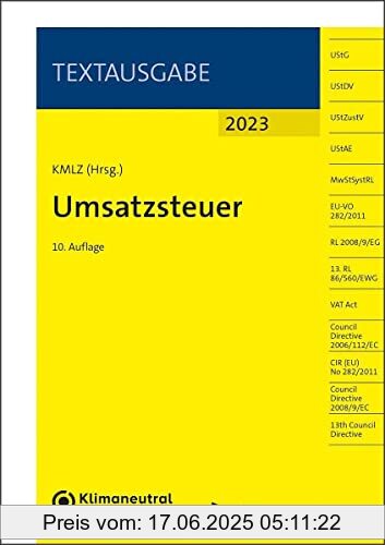 Binding : Taschenbuch, Edition : Inklusive App., Label : NWB Verlag, Publisher : NWB Verlag, medium : Taschenbuch, numberOfPages : 1585, publicationDate : 2023-03-31, publishers : KMLZ, ISBN : 3482646805