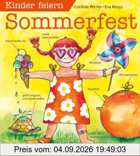 Kinder feiern Sommerfest