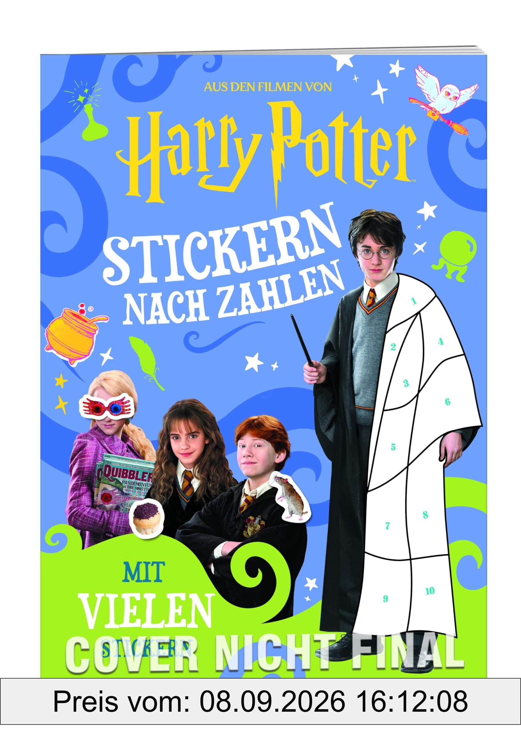 Wizarding World™ - Stickern nach Zahlen: mit vielen Stickern