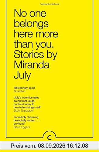 No One Belongs Here More Than You: Stories (Canons)