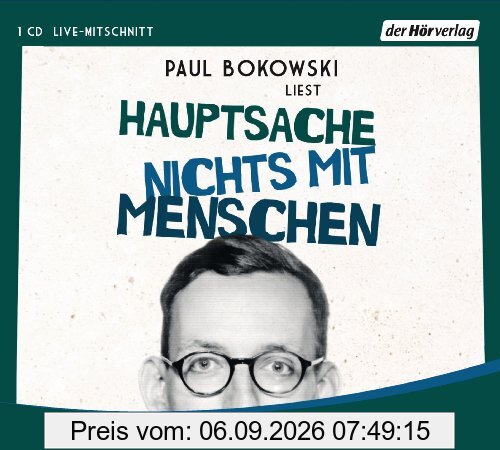 Hauptsache nichts mit Menschen