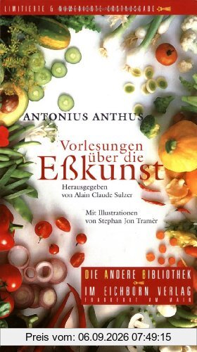 Vorlesungen über die Eßkunst