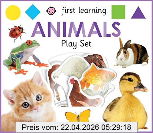 Roger Priddy First Learning Animals Play Set (First Learning Play Sets)