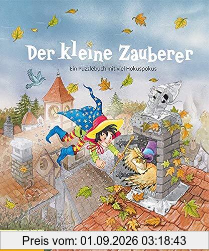 Der kleine Zauberer: Ein Puzzlebuch mit viel Hokuspokus