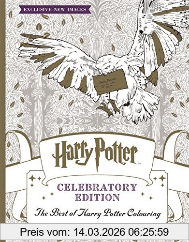 Warner Brothers Harry Potter Colouring Book Celebratory Edition, The Best Of Harry Potter Colouring