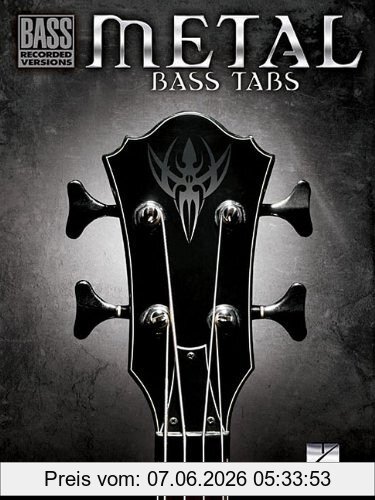 Various Metal Bass Tabs, Songbook Für Bass-Gitarre (Bass Recorded Versions)
