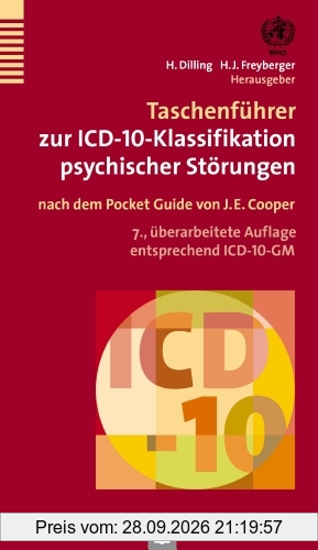 Taschenführer zur ICD-10-Klassifikation psychischer Störungen: nach dem Pocket Guide von J.E. Cooper