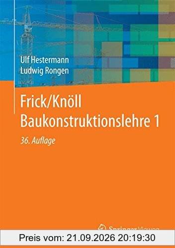 Frick/Knöll Baukonstruktionslehre 1