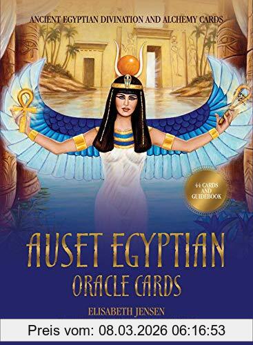 Elisabeth Jensen Auset Egyptian Oracle Cards, Ancient Egyptian Divination And Alchemy Cards (Rockpool Oracle Cards)