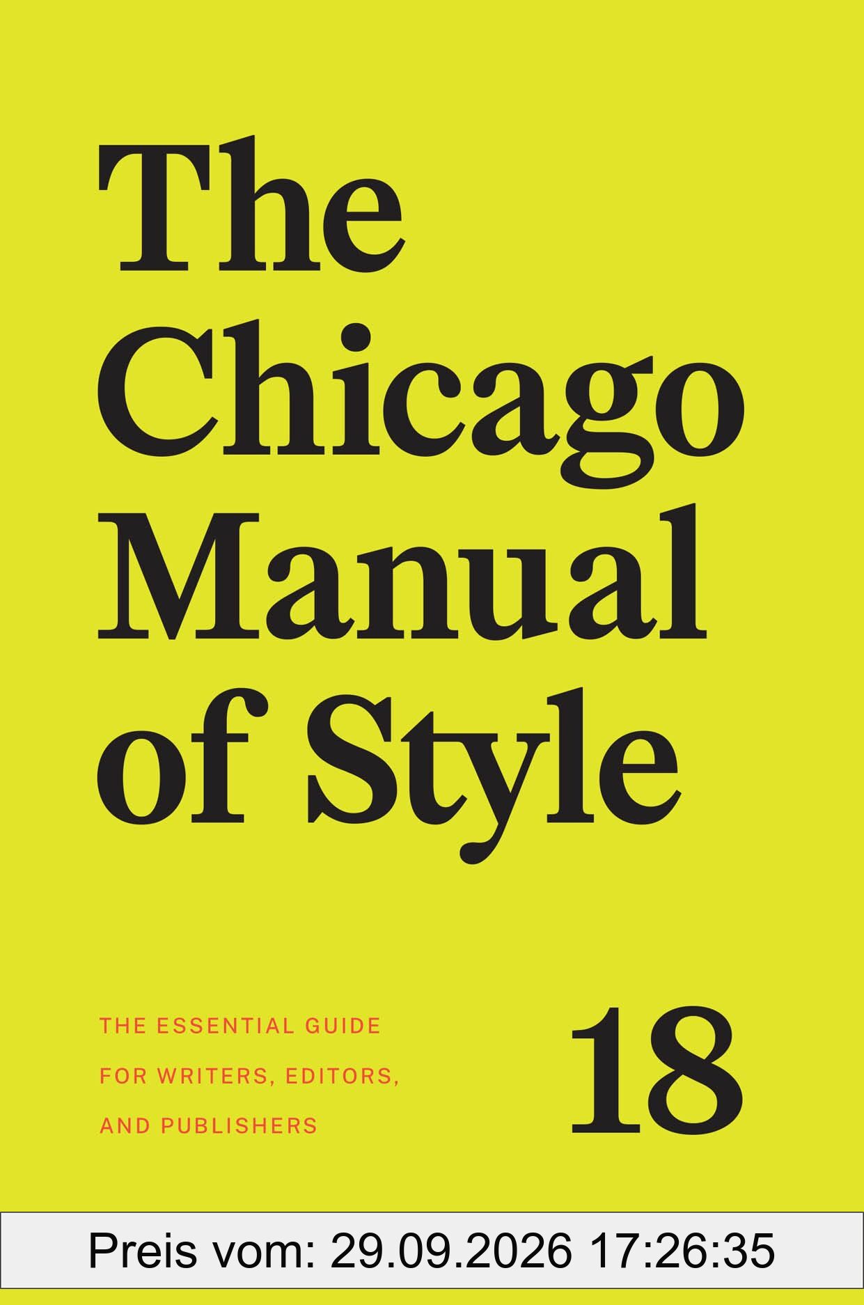 The Chicago Manual of Style