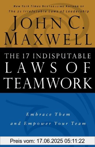 Binding : Taschenbuch, Edition : Int, Label : Thomas Nelson Publishing, Publisher : Thomas Nelson Publishing, NumberOfItems : 1, medium : Taschenbuch, numberOfPages : 288, publicationDate : 2001-07-31, authors : John Maxwell, languages : english, ISBN : 0785265589
