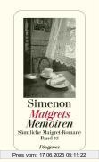 Binding : Gebundene Ausgabe, Edition : 2., Aufl., Label : Diogenes, Publisher : Diogenes, medium : Gebundene Ausgabe, numberOfPages : 166, publicationDate : 2008-12-01, authors : Georges Simenon, translators : Roswitha Plancherel, languages : german, ISBN : 3257238355