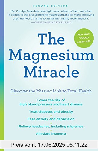 Binding : Taschenbuch, Edition : 2, Label : Ballantine Books, Publisher : Ballantine Books, NumberOfItems : 1, PackageQuantity : 1, medium : Taschenbuch, numberOfPages : 608, publicationDate : 2017-08-15, releaseDate : 2017-08-15, authors : Carolyn Dean M.D. N.D., ISBN : 0399594442