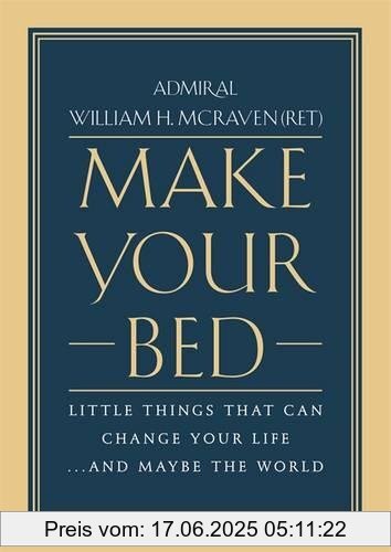 Binding : Gebundene Ausgabe, Label : Grand Central Publishing, Publisher : Grand Central Publishing, NumberOfItems : 1, PackageQuantity : 1, medium : Gebundene Ausgabe, numberOfPages : 144, publicationDate : 2017-04-04, releaseDate : 2017-04-04, authors : McRaven, William H., languages : english, ISBN : 1455570249