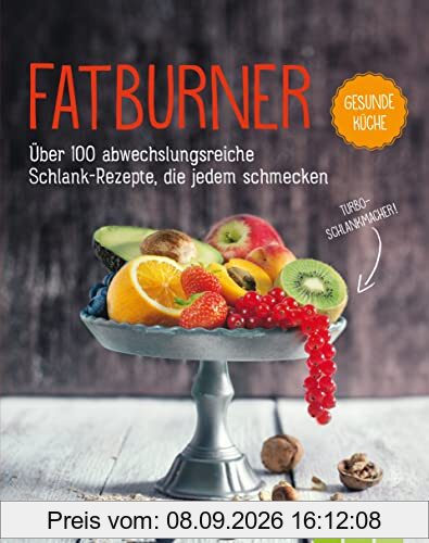 Fatburner - Über 100 abwechslungsreiche Schlank-Repepte, die jedem schmecken: Das Turbo-Schlankmacher Kochbuch