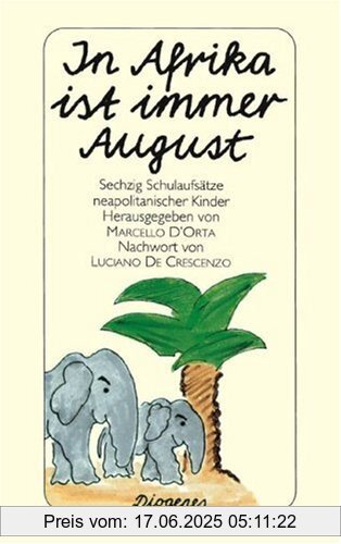 Brand : Diogenes Verlag, Binding : Taschenbuch, Edition : 15, Label : Diogenes Verlag, Publisher : Diogenes Verlag, medium : Taschenbuch, numberOfPages : 160, publicationDate : 1993-01-01, publishers : Marcello DOrta, languages : german, ISBN : 3257226322