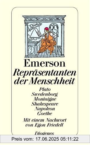 Binding : Taschenbuch, Edition : 3., Aufl., Label : Diogenes Verlag, Publisher : Diogenes Verlag, medium : Taschenbuch, numberOfPages : 224, publicationDate : 2003-04-01, authors : Emerson, Ralph Waldo, translators : Karl Federn, languages : german, ISBN : 3257216963
