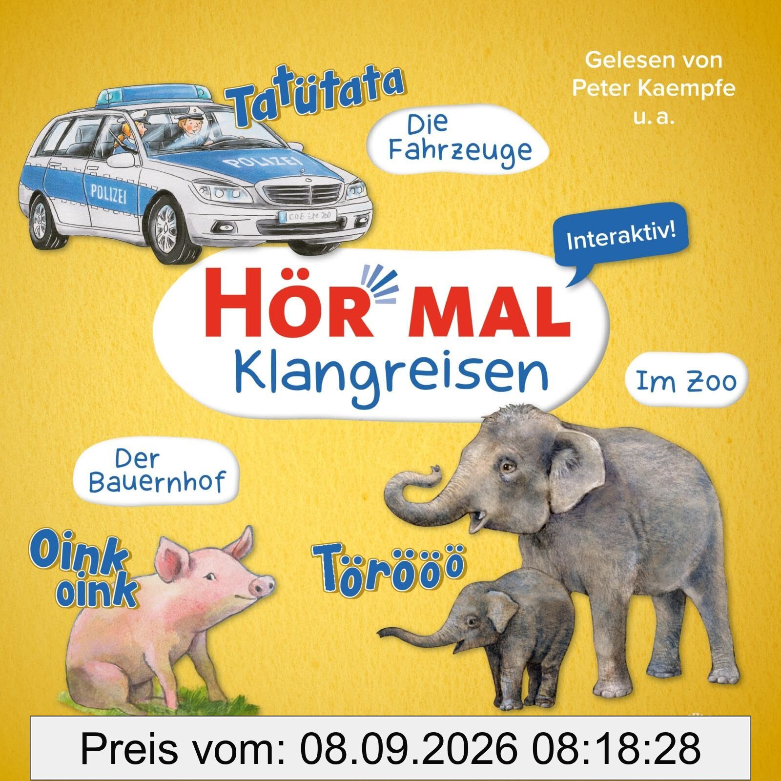 Hör mal (Klangreisen): Der Bauernhof, Die Fahrzeuge, Im Zoo: 1 CD | Zum Hören und Mitmachen ab 2 Jahren. Mit echten Geräuschen und Musik