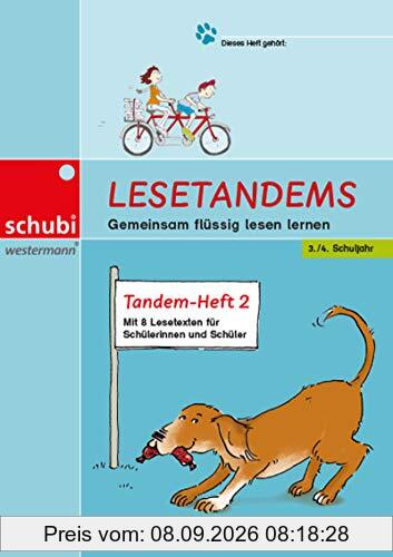 Lesetandems - Gemeinsam flüssig lesen lernen: Tandem-Heft 2 (3./4. Schuljahr)