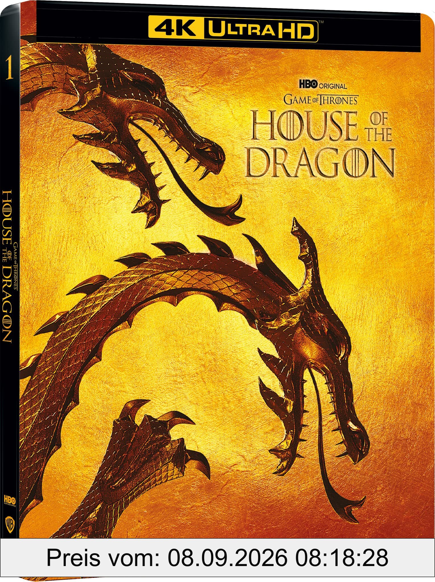 Blu-Ray 4K Uhd House Of The Dragon - Stagione 01 (4 4K Uhd) (Steelbook)