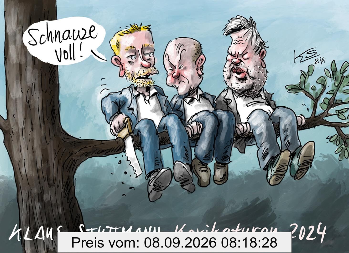 Schnauze voll! - Stuttmann Karikaturen 2024: Die besten Karikaturen des Jahres 2024 von Klaus Stuttmann - Jahresrückblick (Cartoon-Jahresbände: Das beste von Klaus Stuttmann und Heiko Sakurai)