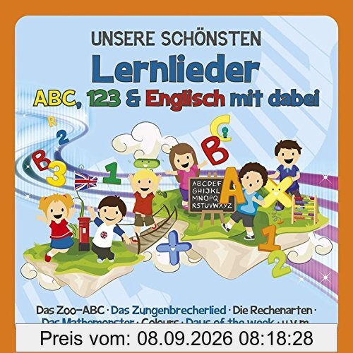 UNSERE SCHÖNSTEN Lernlieder - ABC, 123 und Englisch mit dabei (Familie Sonntag)