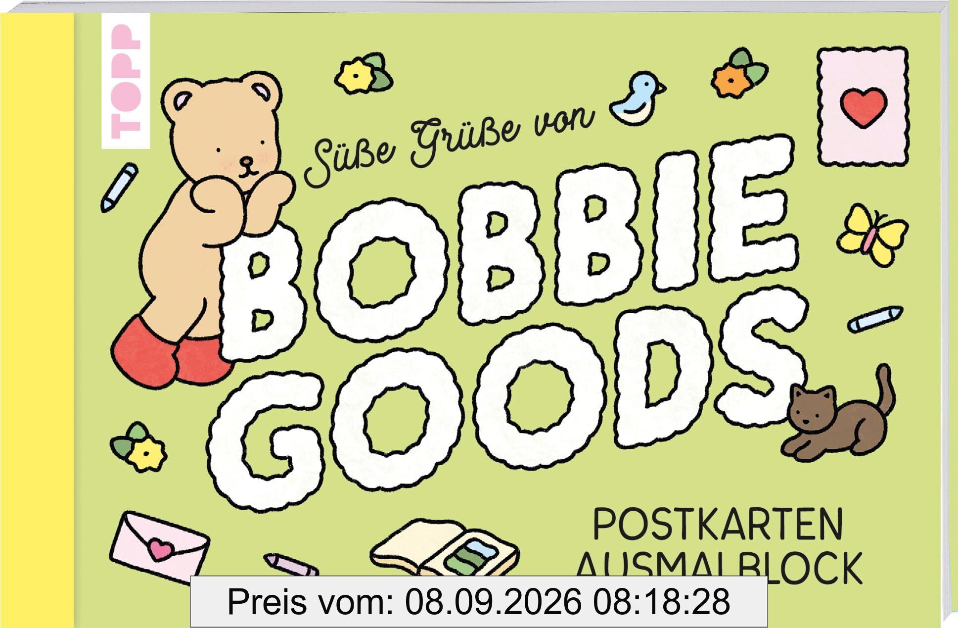 Bobbie Goods Postkarten Ausmalblock (offizielle deutsche Ausgabe)