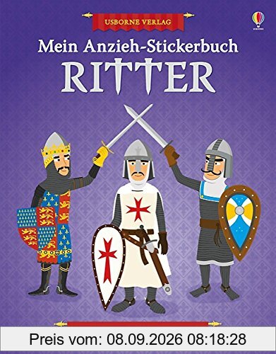 Mein Anzieh-Stickerbuch: Ritter