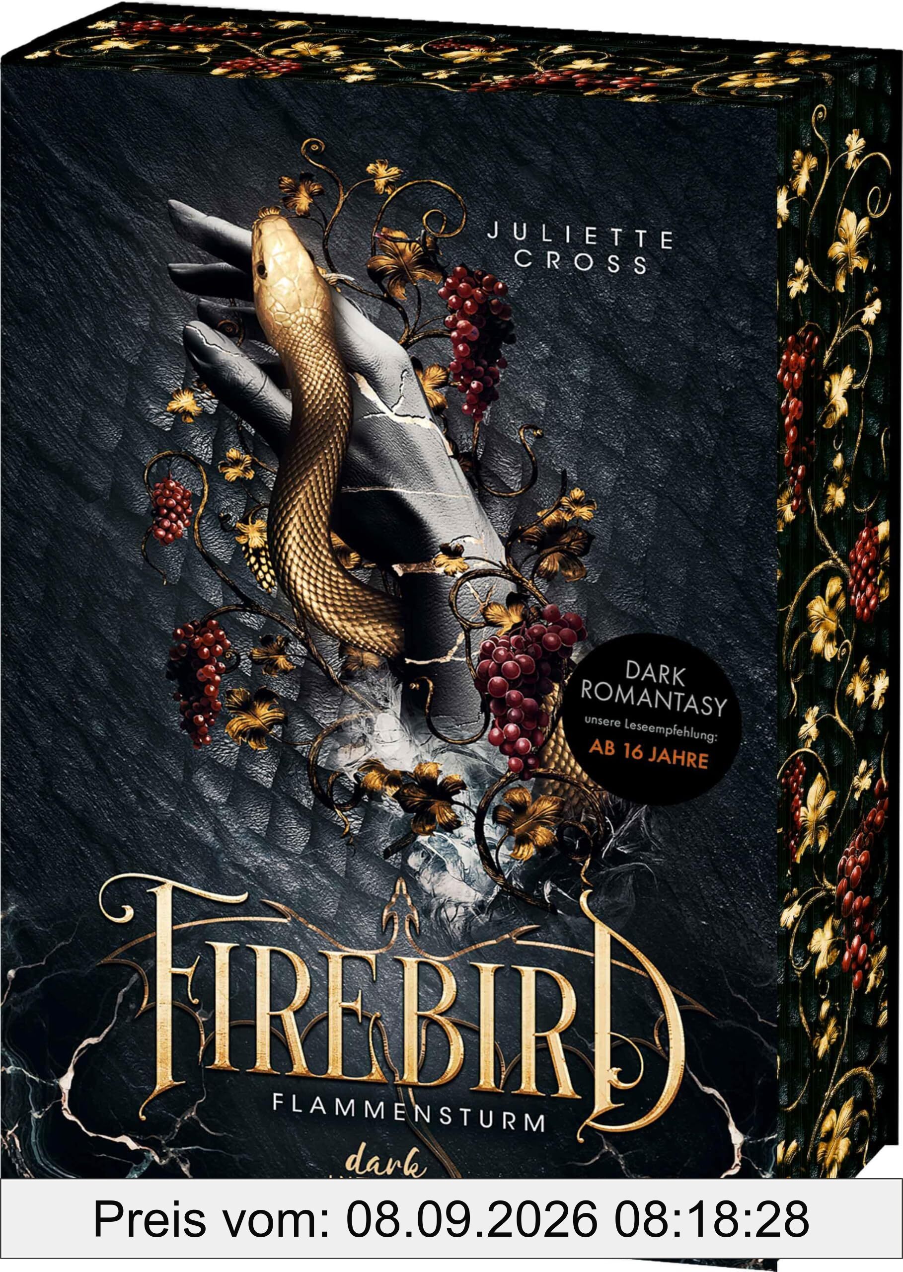 Firebird (Flammensturm, Band 1): Alles verschlingende Dark Romantasy ab 16 Jahren - Historische Fantasy meets epische Romance im antiken Rom - Mit ... Lesezeichen und Farbschnitt in der 1. Auflage