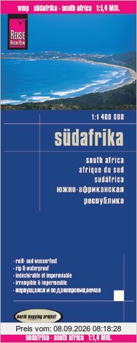Reise Know-How Landkarte Südafrika (1:1.400.000): world mapping project