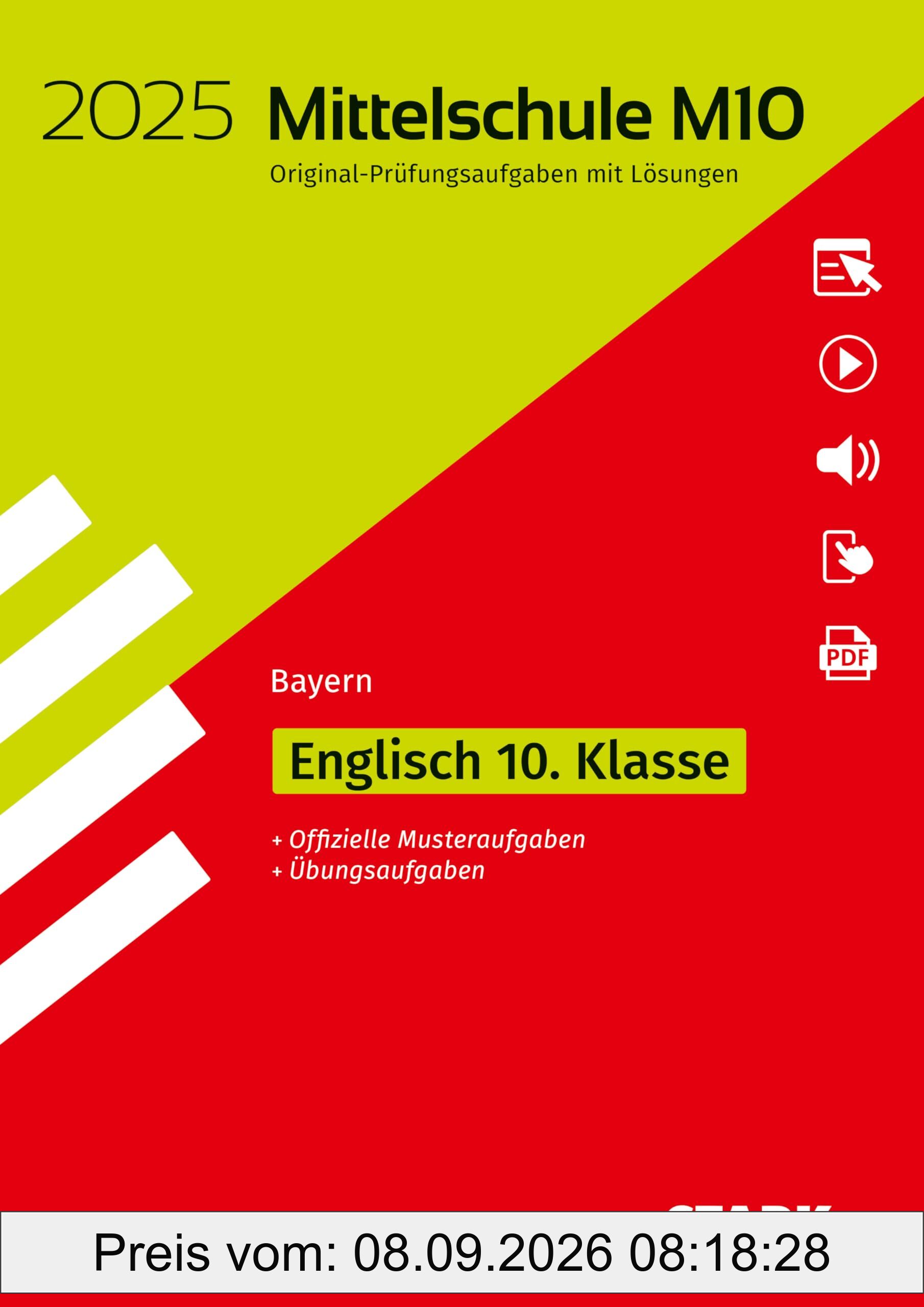 STARK Original-Prüfungen und Training Mittelschule M10 2025 - Englisch - Bayern