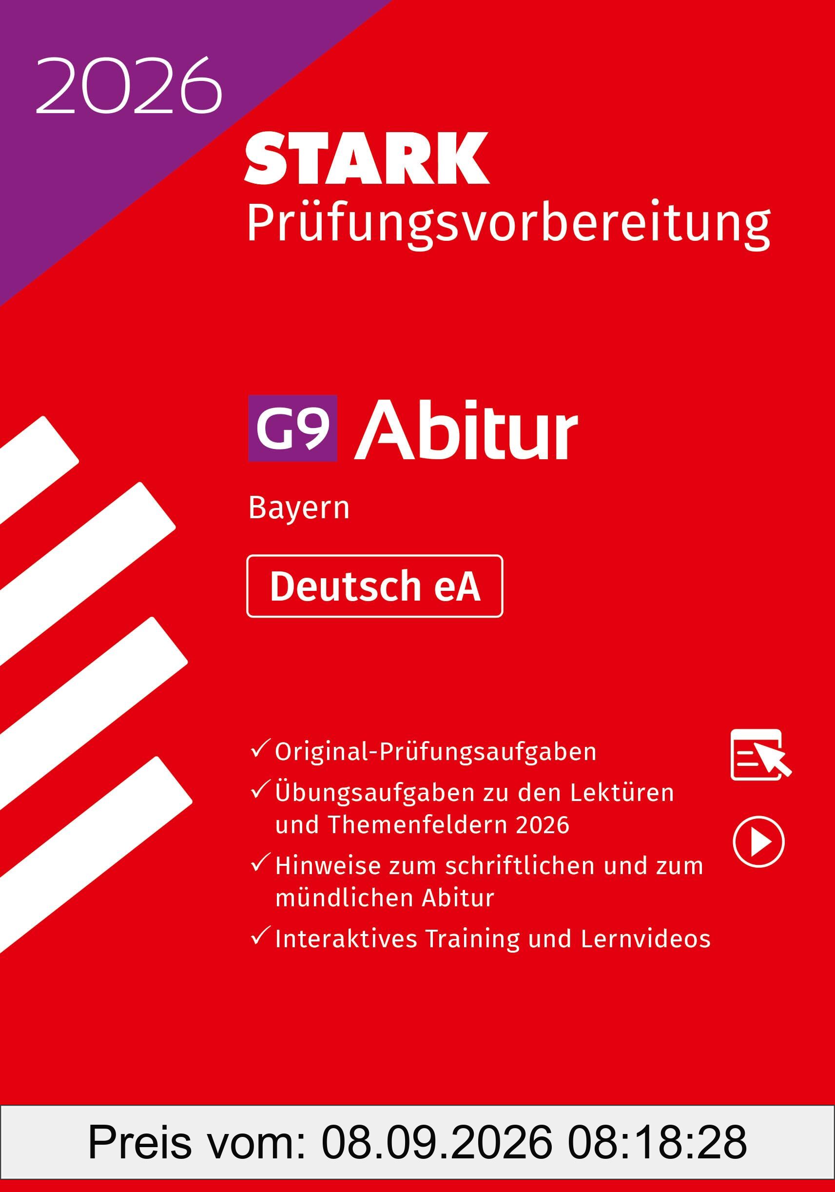 STARK Deutsch eA - Abitur 2026 Bayern - Prüfungsvorbereitung (Abitur-Prüfungen)