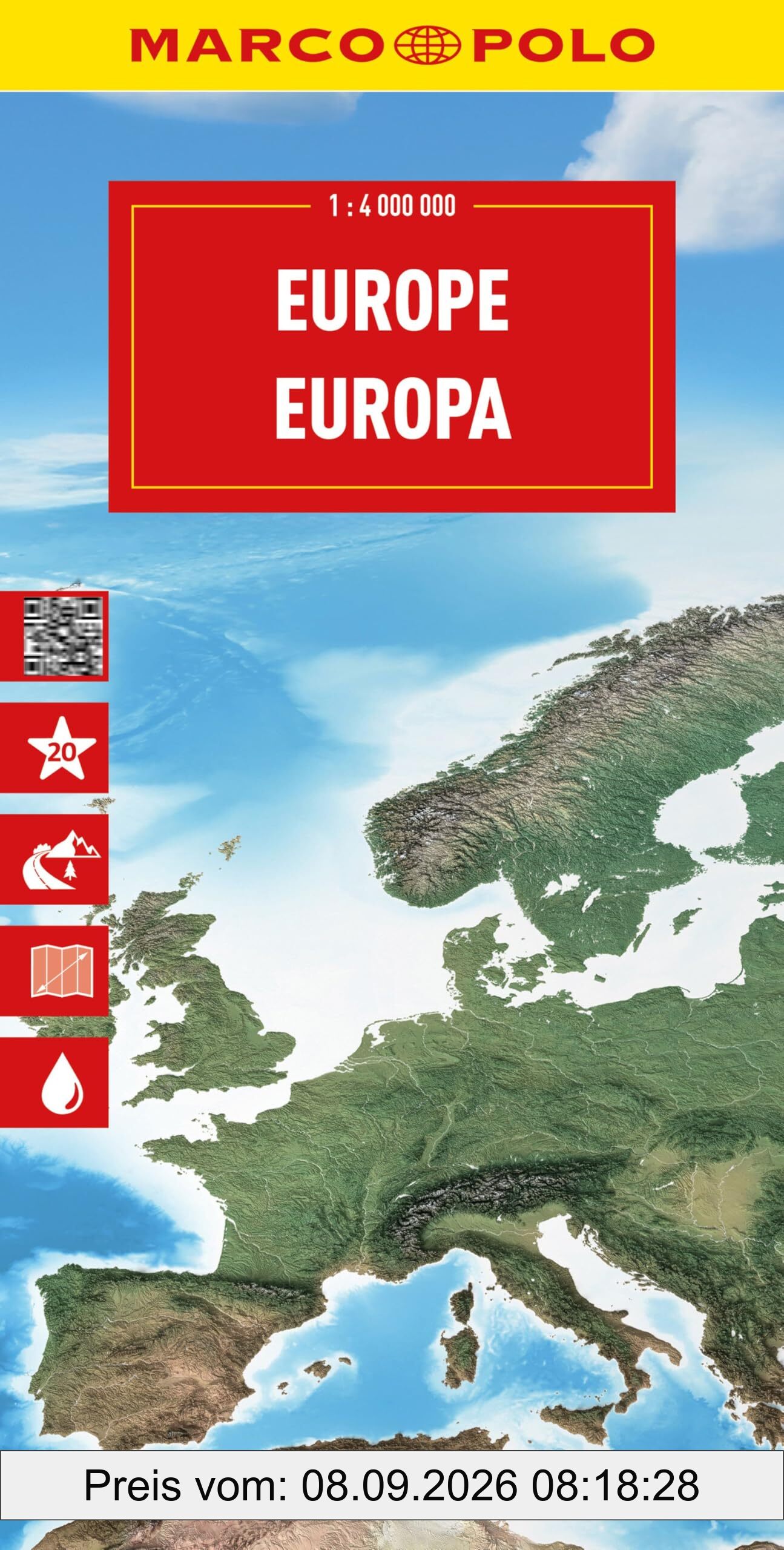 MARCO POLO Reisekarte Europa 1:4 Mio. (Marco Polo Maps)