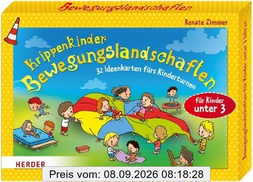 Krippenkinder - Bewegungslandschaften: 32 Ideenkarten fürs Kinderturnen