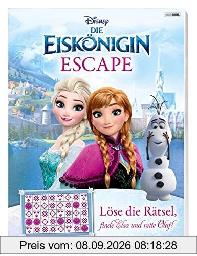 Disney Die Eiskönigin: ESCAPE - Löse die Rätsel, finde Elsa und rette Olaf!: Escape-Buch für Kinder ab 6 Jahren
