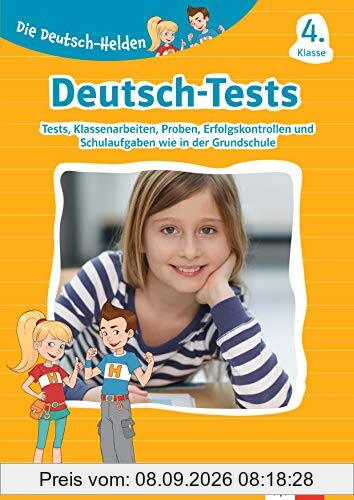 Klett Die Deutsch-Helden: Deutsch-Tests 4. Klasse: Deutsch-Tests, Klassenarbeiten, Lernzielkontrollen, Proben bzw. Probearbeiten, Erfolgskontrollen ... bzw. Schularbeiten wie in der Grundschule