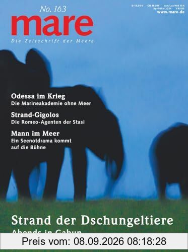 mare - Die Zeitschrift der Meere / No. 163 / Strand der Dschungeltiere: Abends in Gabun